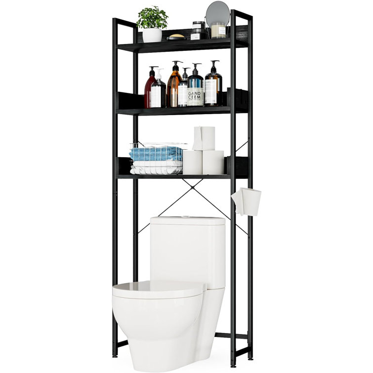 Rebrilliant Naporsha Freestanding OvertheToilet Storage Wayfair Canada